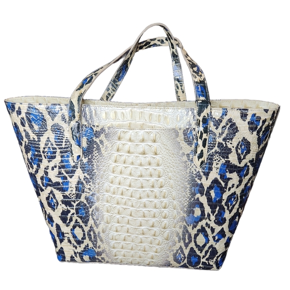 Brahmin Jaguar Ombre Melbourne Handbag and Wallet - Picture 2 of 14